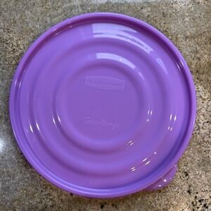 Rubbermaid Takealong‎ Lid Large 7B10 Round 10" Lavender (purple)